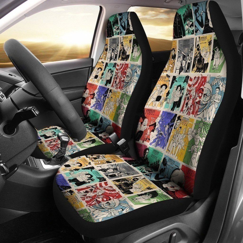 American Horror Stories AHS Comic Car Seat Covers-Gear Wanta