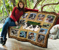 American Shepherd Dog Quilt Blanket Amazing Dog Lover-Gear Wanta