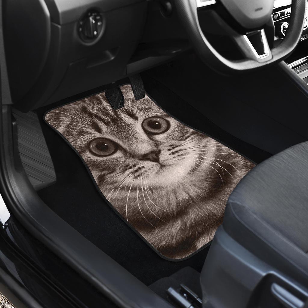 American Shorthair Cat Car Floor Mats Funny Cat Face-Gear Wanta