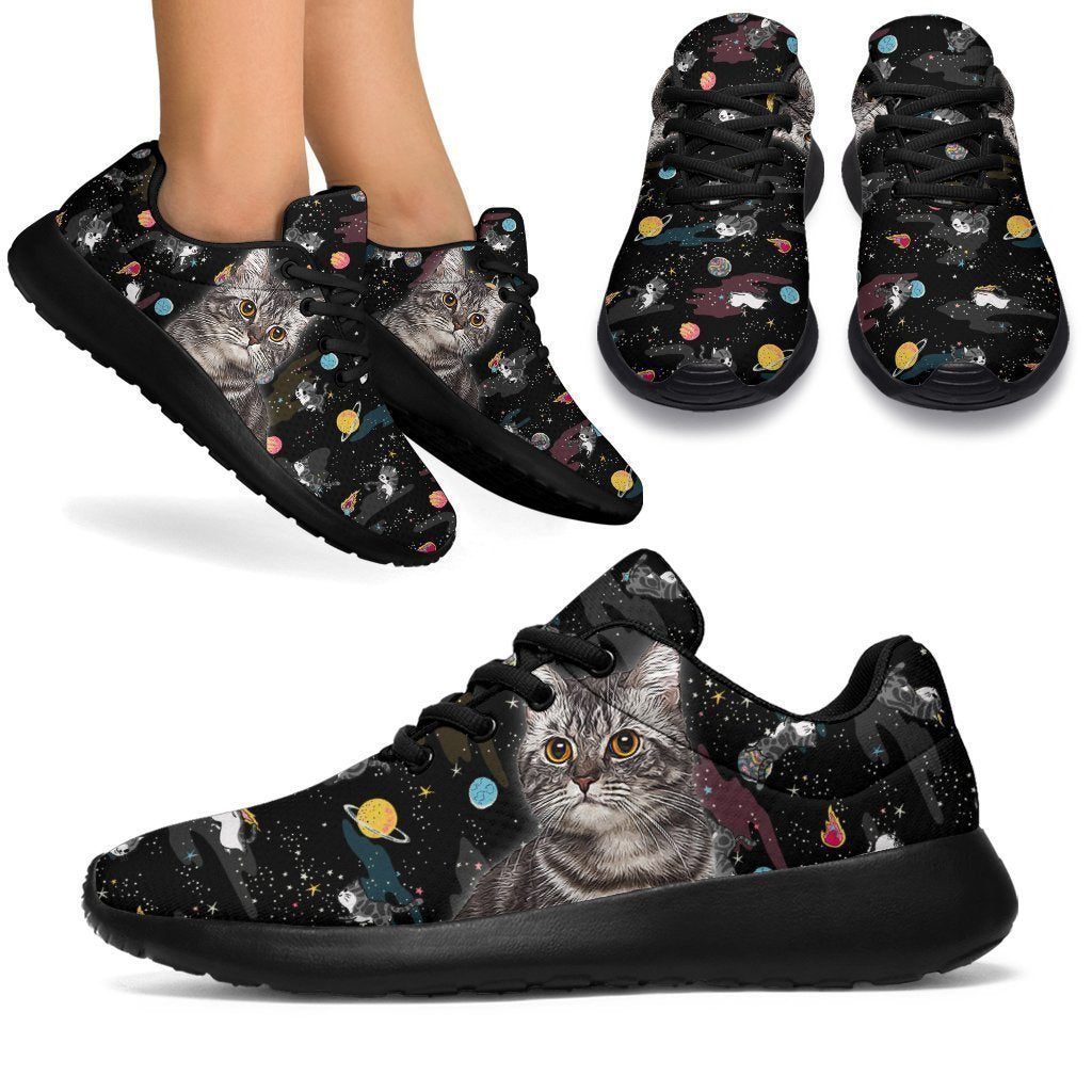 American Shorthair Cat Sneakers Sporty Shoes Cat Lover-Gear Wanta