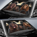 American Water Spaniel Car Car Sun Shade Funny Dog Windshield-Gear Wanta