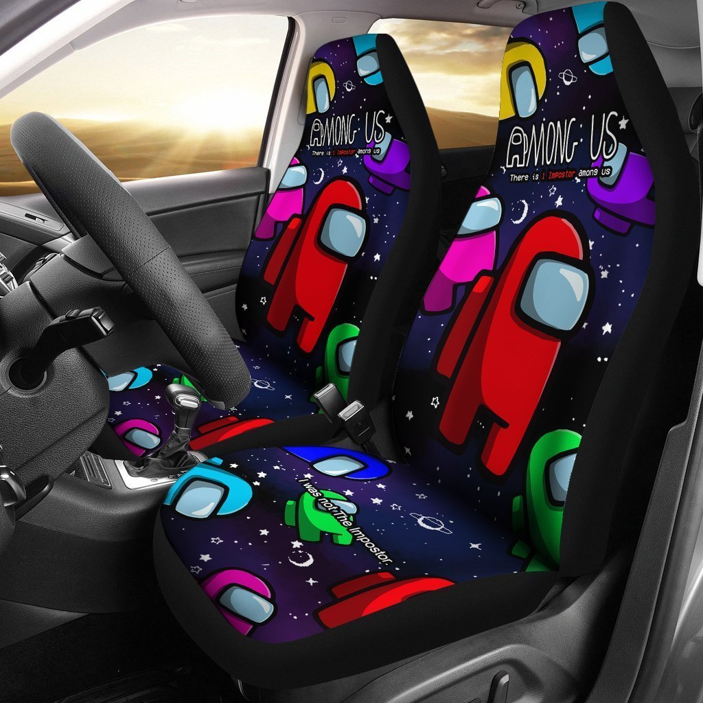 Among Us Car Seat Covers There Was An Imposter Among Us-Gear Wanta