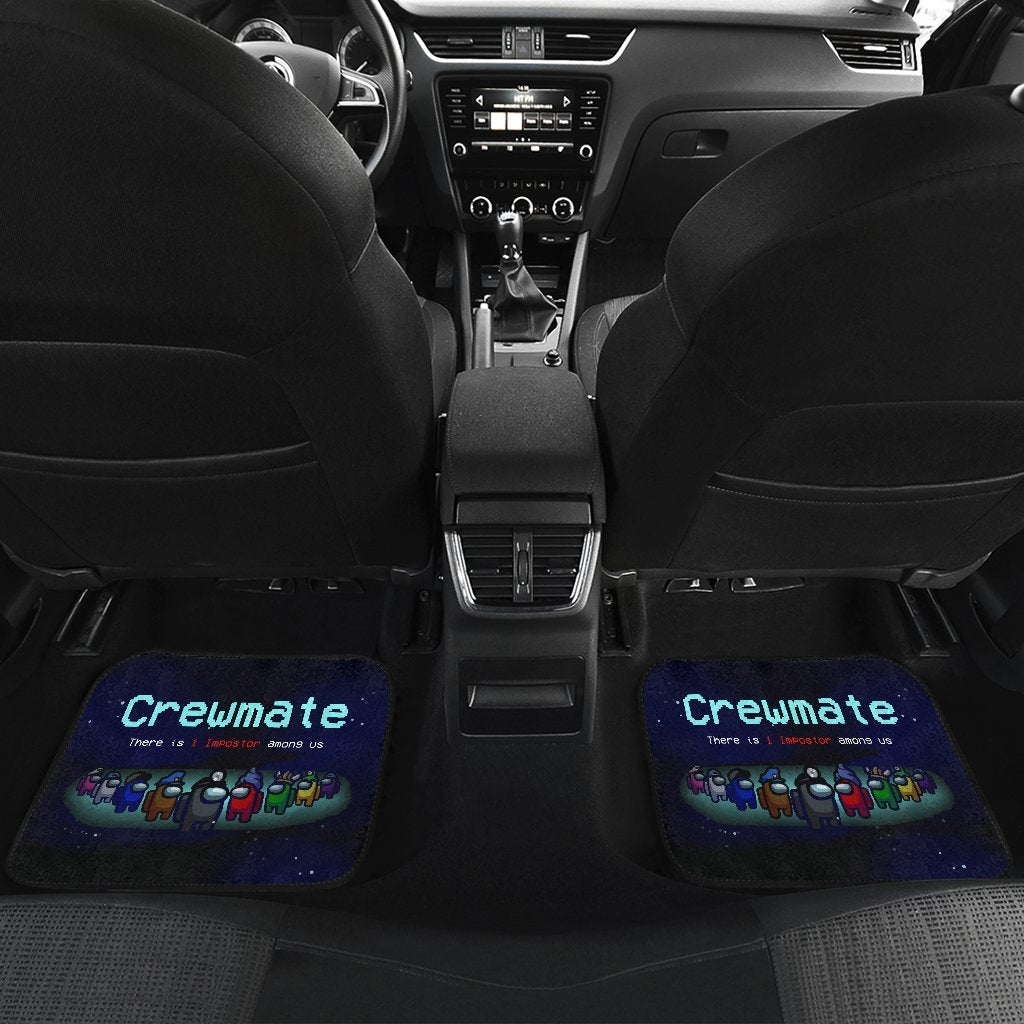 Among Us Crewmate Game Car Floor Mats-Gear Wanta