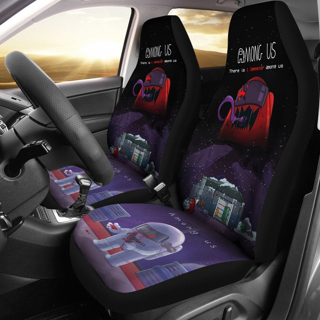 Among Us Game Car Seat Covers Funny-Gear Wanta