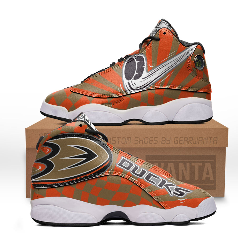 Anaheim Ducks Jd 13 Sneakers Sport Custom Shoes-Gear Wanta