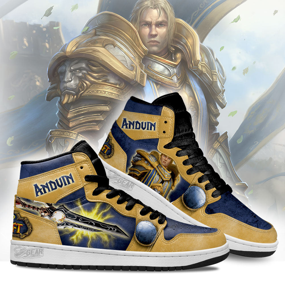 Anduin World of Warcraft Shoes Custom For Fans-Gear Wanta
