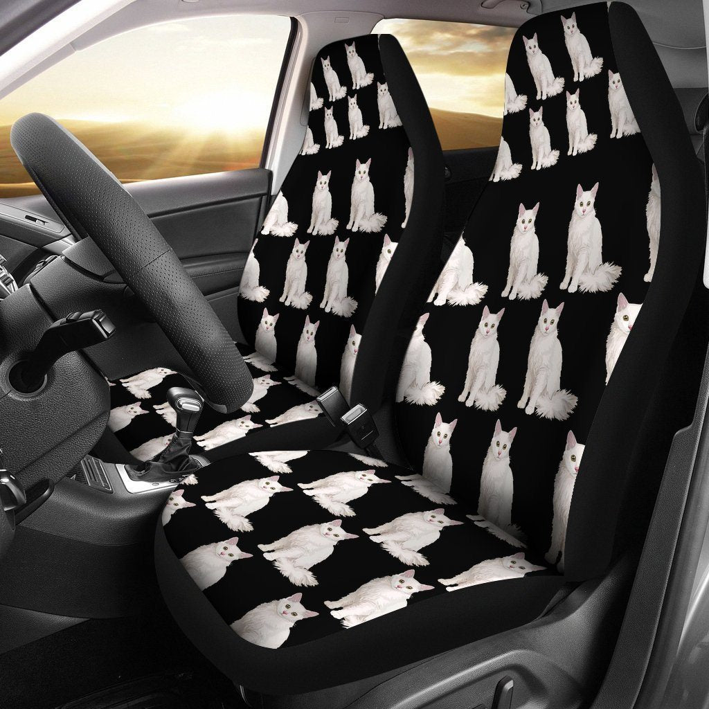 Angora Cat Car Seat Covers For Cat Lover-Gear Wanta