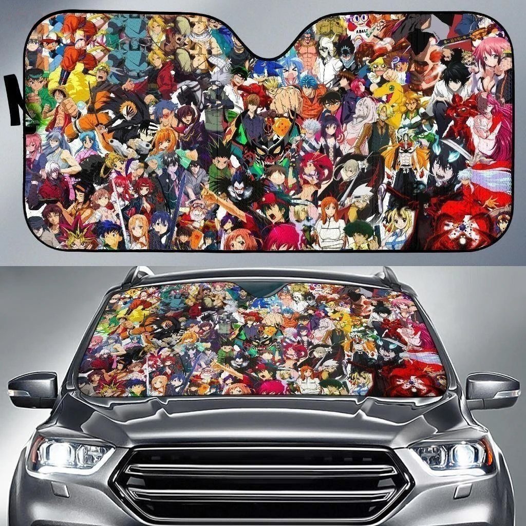 Anime Characters Car Sun Shade NH08-Gear Wanta