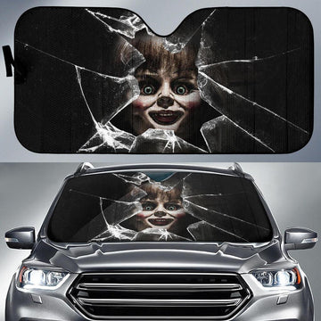 Annabelle Car Car Sun Shade Horror Windshield Broken-Gear Wanta