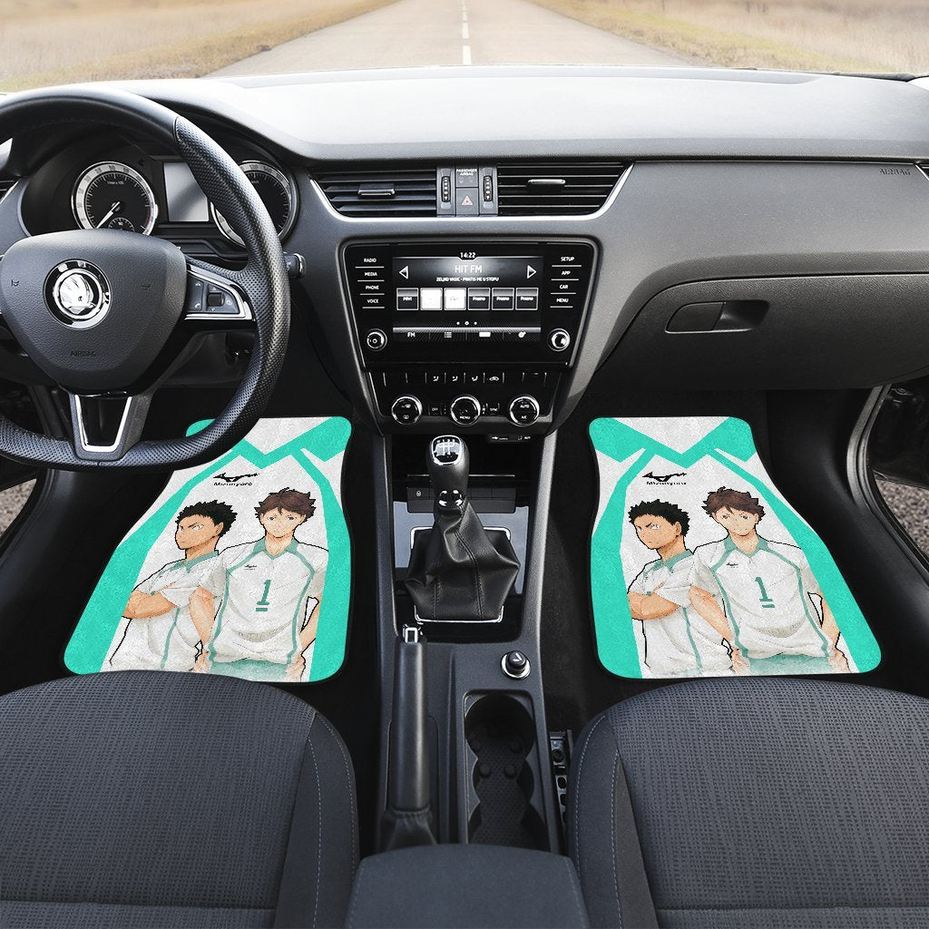 Aoba Johsai High Haikyuu!! Uniform Style Car Floor Mats Gift For Cute Fan Anime-Gear Wanta