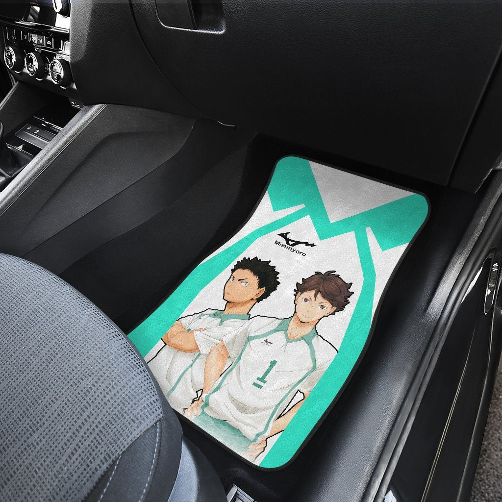 Aoba Johsai High Haikyuu!! Uniform Style Car Floor Mats Gift For Cute Fan Anime-Gear Wanta
