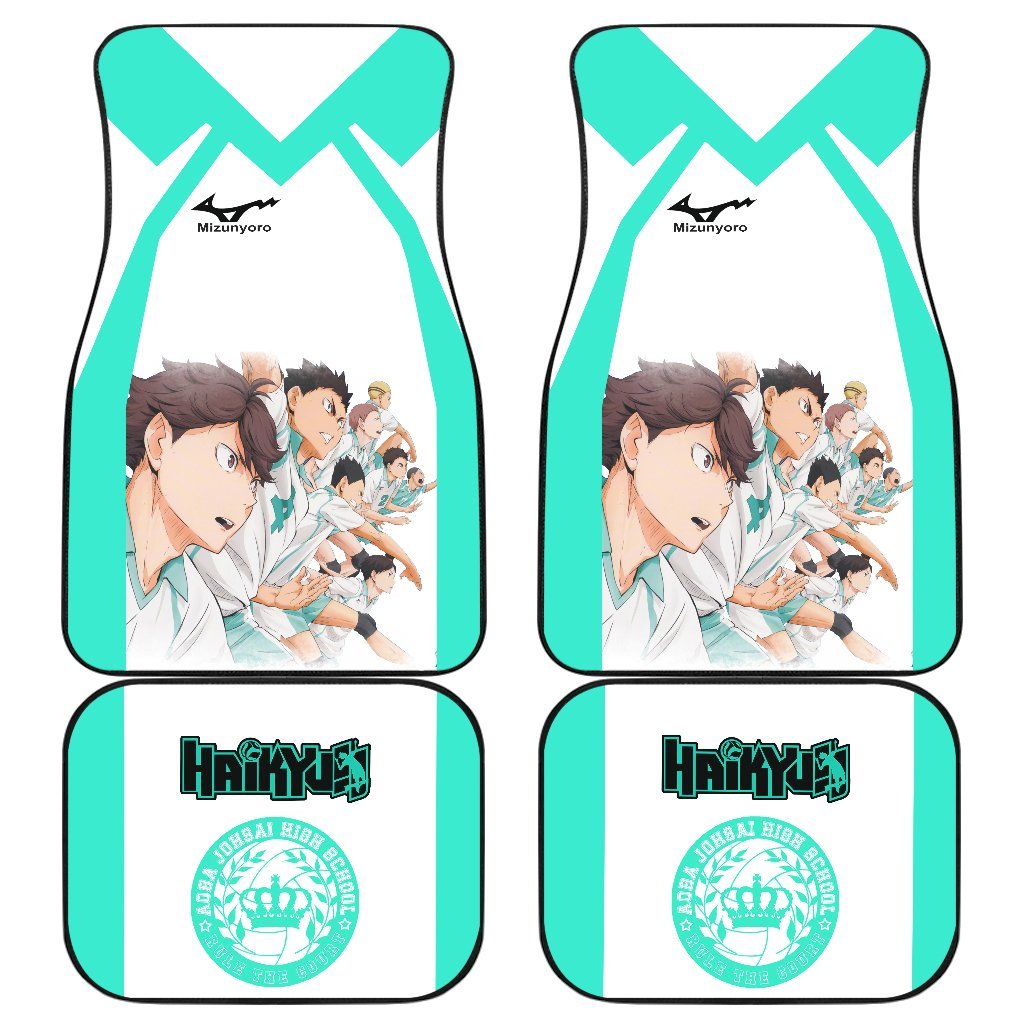Aoba Johsai High Haikyuu!! Uniform Style Car Floor Mats Gift Anime-Gear Wanta