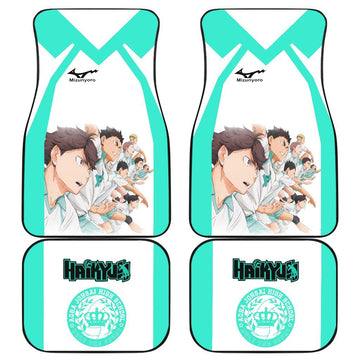 Aoba Johsai High Haikyuu!! Uniform Style Car Floor Mats Gift Anime-Gear Wanta