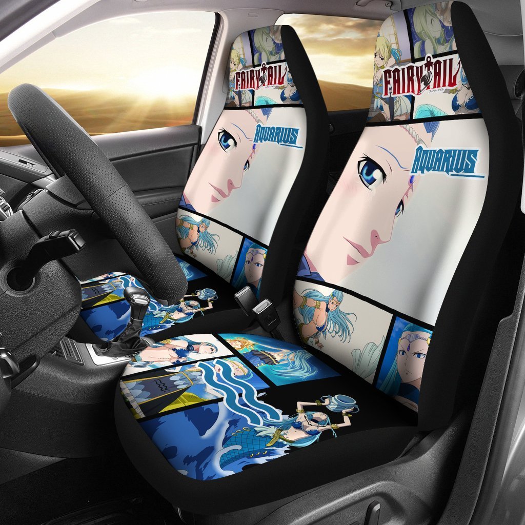 Aquarius Characters Fairy Tail Car Seat Covers Anime Gift-Gear Wanta