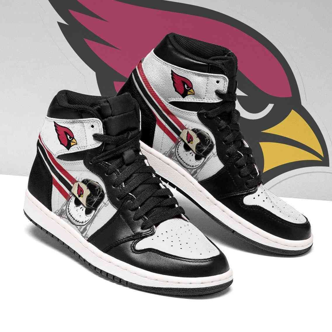Arizona Cardinals Jack Skellington Custom Shoes Sneakers-Gear Wanta