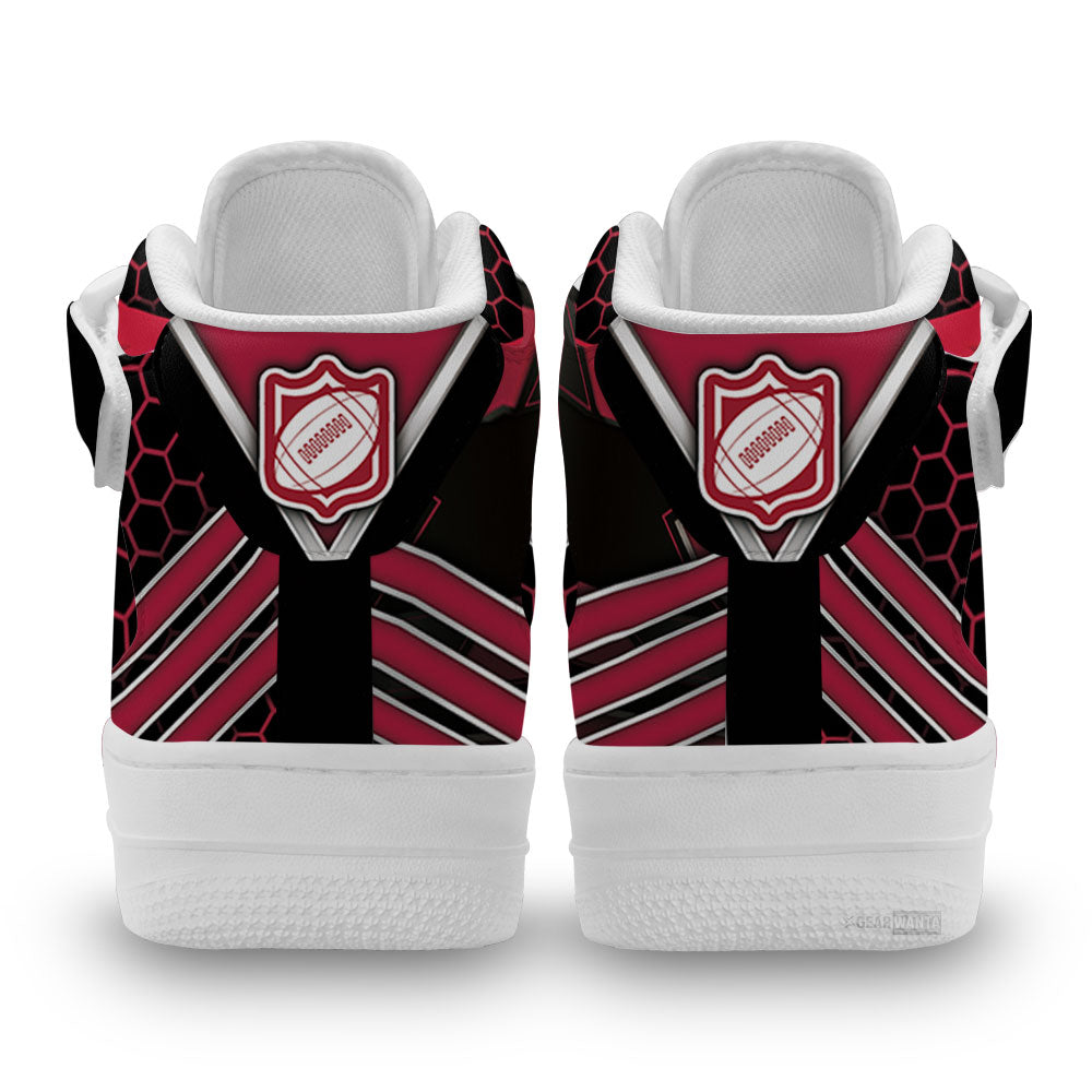 Arizona Cardinals Sneakers Custom Air Mid Shoes For Fans-Gear Wanta
