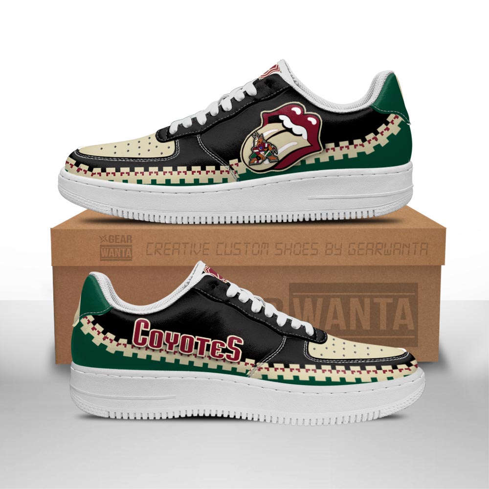 Arizona Coyotes Sneakers Custom Force Shoes Sexy Lips For Fans-Gear Wanta