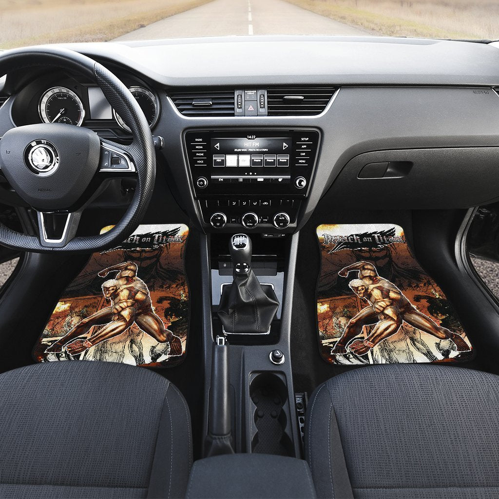 Armored Titan Attack On Titan Car Floor Mats Anime-Gear Wanta