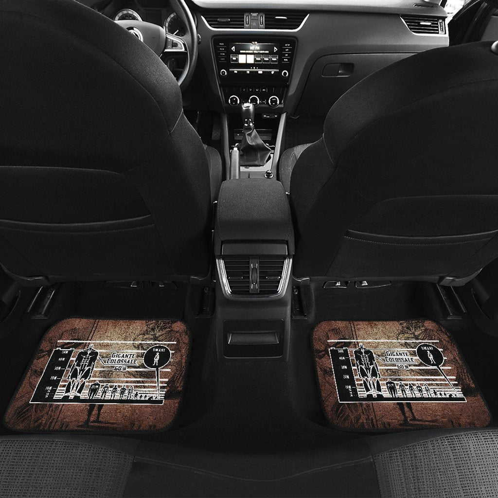 Armored Titan Attack On Titan Car Floor Mats Anime-Gear Wanta