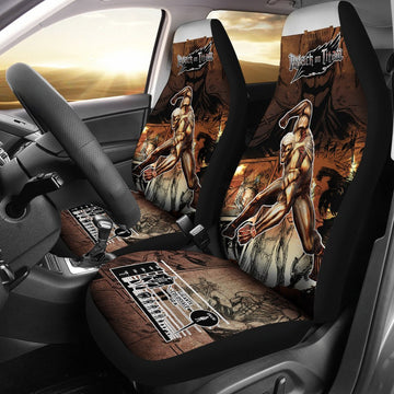 Armored Titan Attack On Titan Car Seat Covers Custom Anime Car Accessories-Gear Wanta