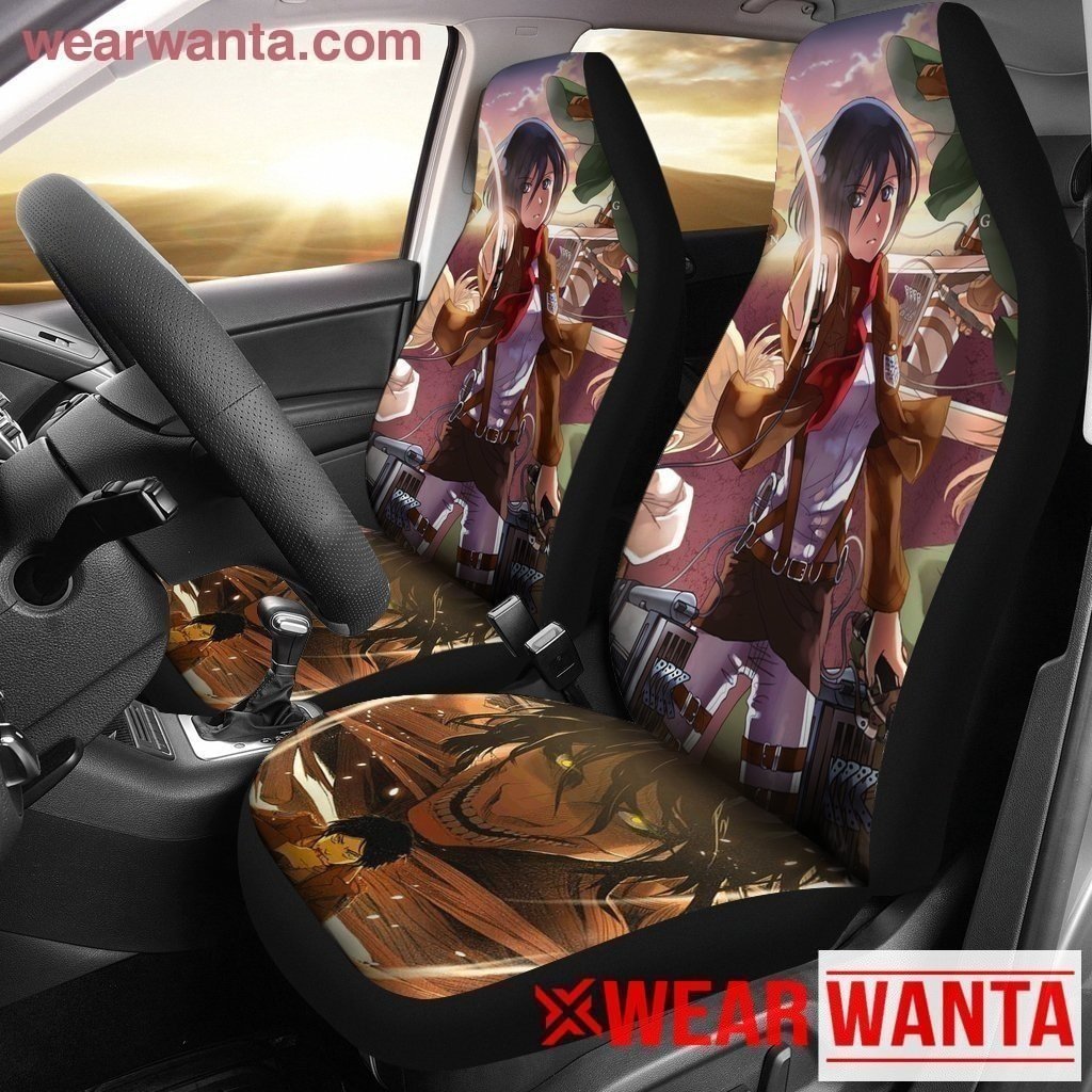 Attack On Titan Anime Car Seat Covers LT03-Gear Wanta