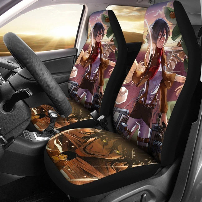 Attack On Titan Anime Car Seat Covers LT03-Gear Wanta