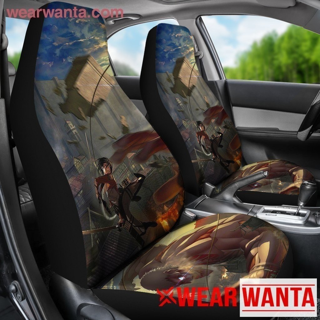 Attack On Titan War Of Titan Car Seat Covers LT03-Gear Wanta