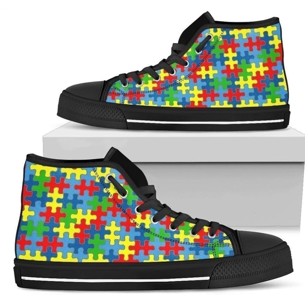 Autism Awareness Women's High Top Shoes-Gear Wanta