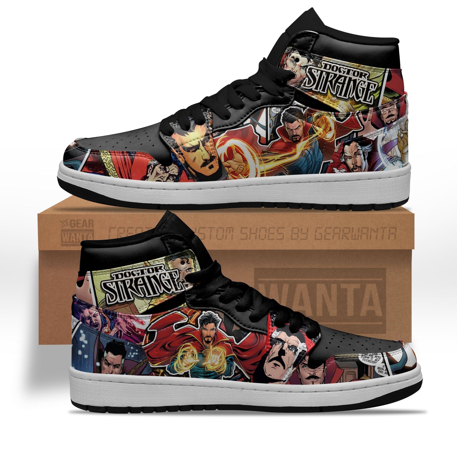 Avenger Dr Strange Shoes Custom-Gear Wanta