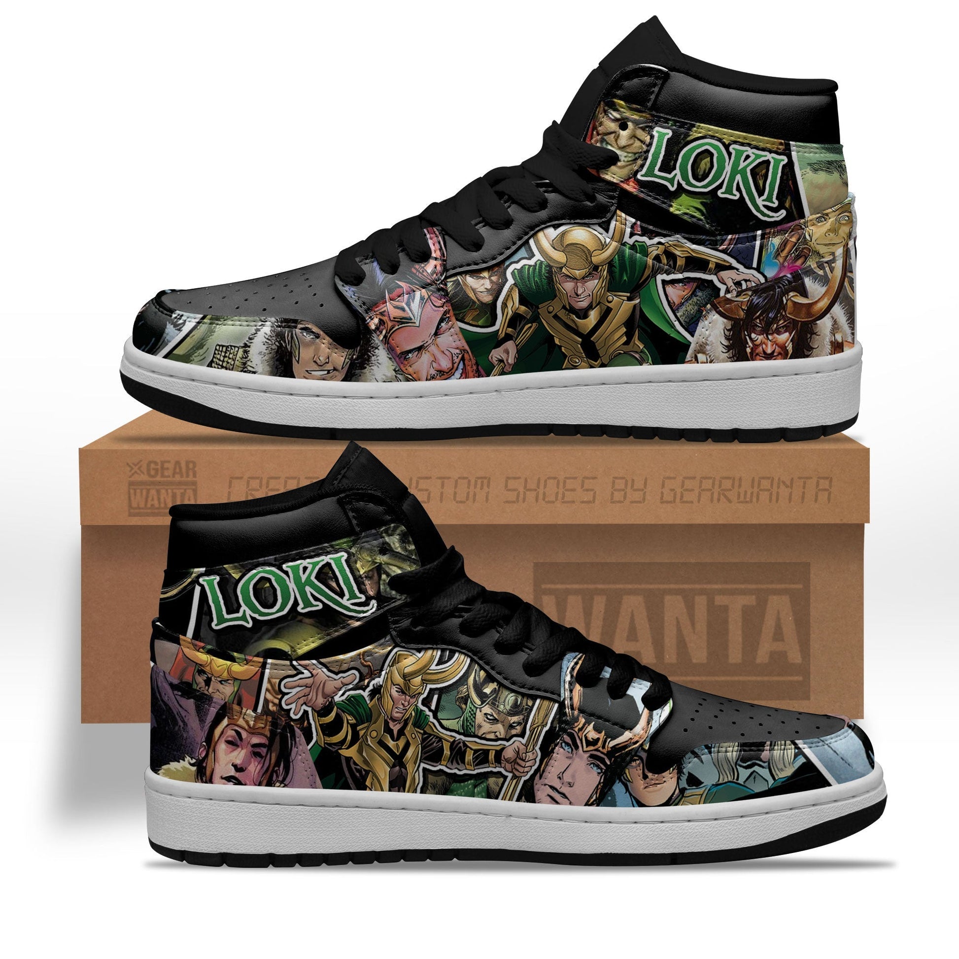 Avenger Loki Shoes Custom-Gear Wanta