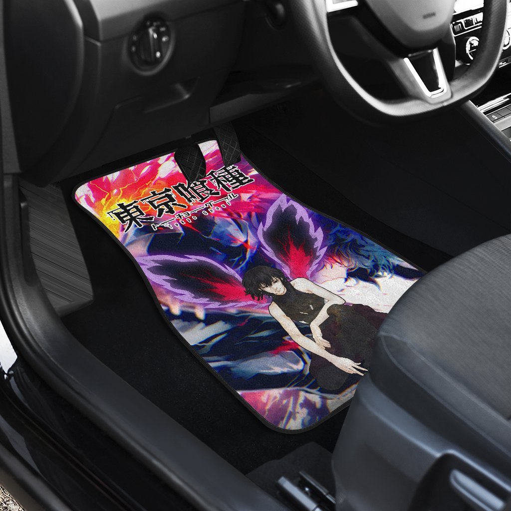 Ayato Kirishima Tokyo Ghoul Car Floor Mats Manga Mixed Anime-Gear Wanta