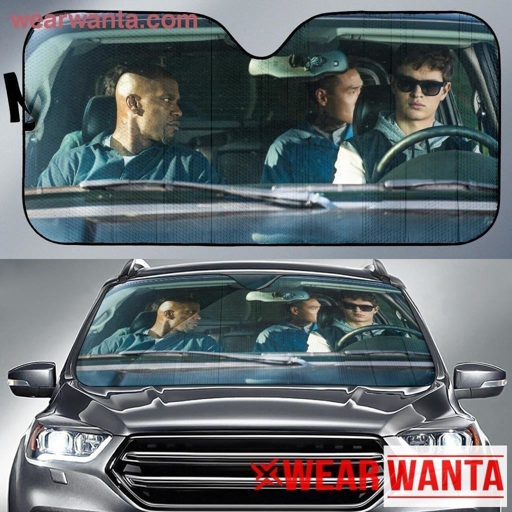 Baby Driver Movies Funny Car Sun Shade-Gear Wanta