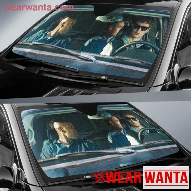 Baby Driver Movies Funny Car Sun Shade-Gear Wanta