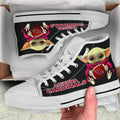 Baby Yoda Hug Cardinals High Top Shoes Custom-Gear Wanta