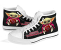 Baby Yoda Hug Cardinals High Top Shoes Custom-Gear Wanta