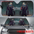 Back Geralt of Rivia The Witcher Wild Hunt Car Sun Shade-Gear Wanta