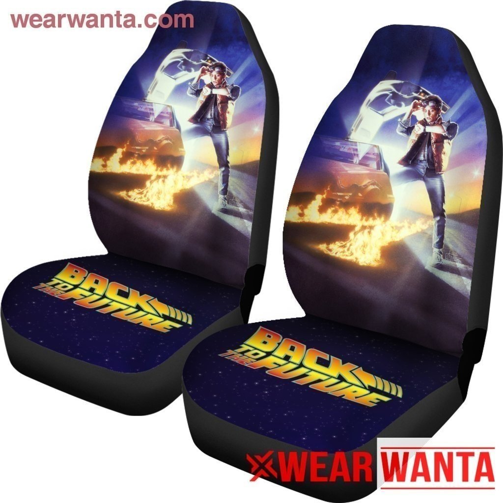 Back To Future Car Seat Covers-Gear Wanta