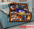 Back To The Future Movies Vintage Quilt Blanket Custom-Gear Wanta