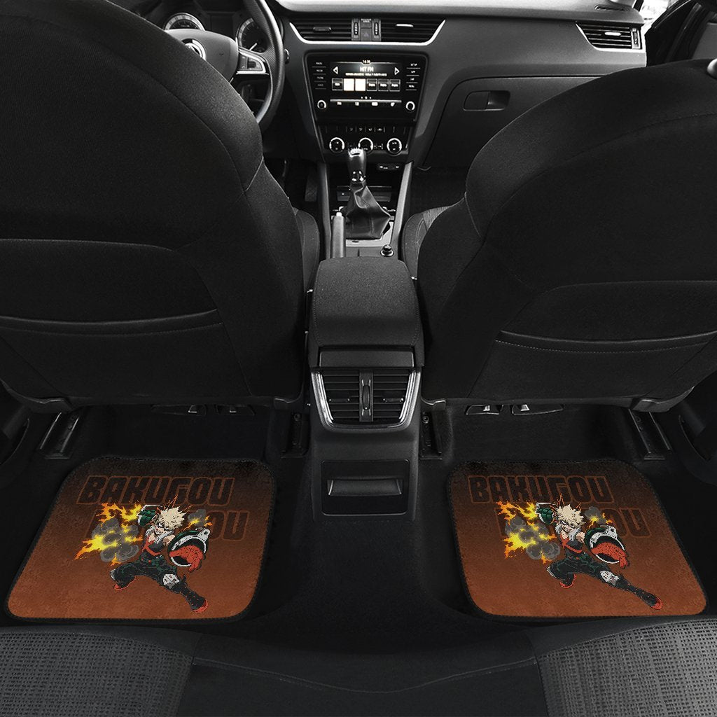 Bakugou Katsuki My Hero Academia Car Floor Mats Manga Mixed Anime Funny-Gear Wanta