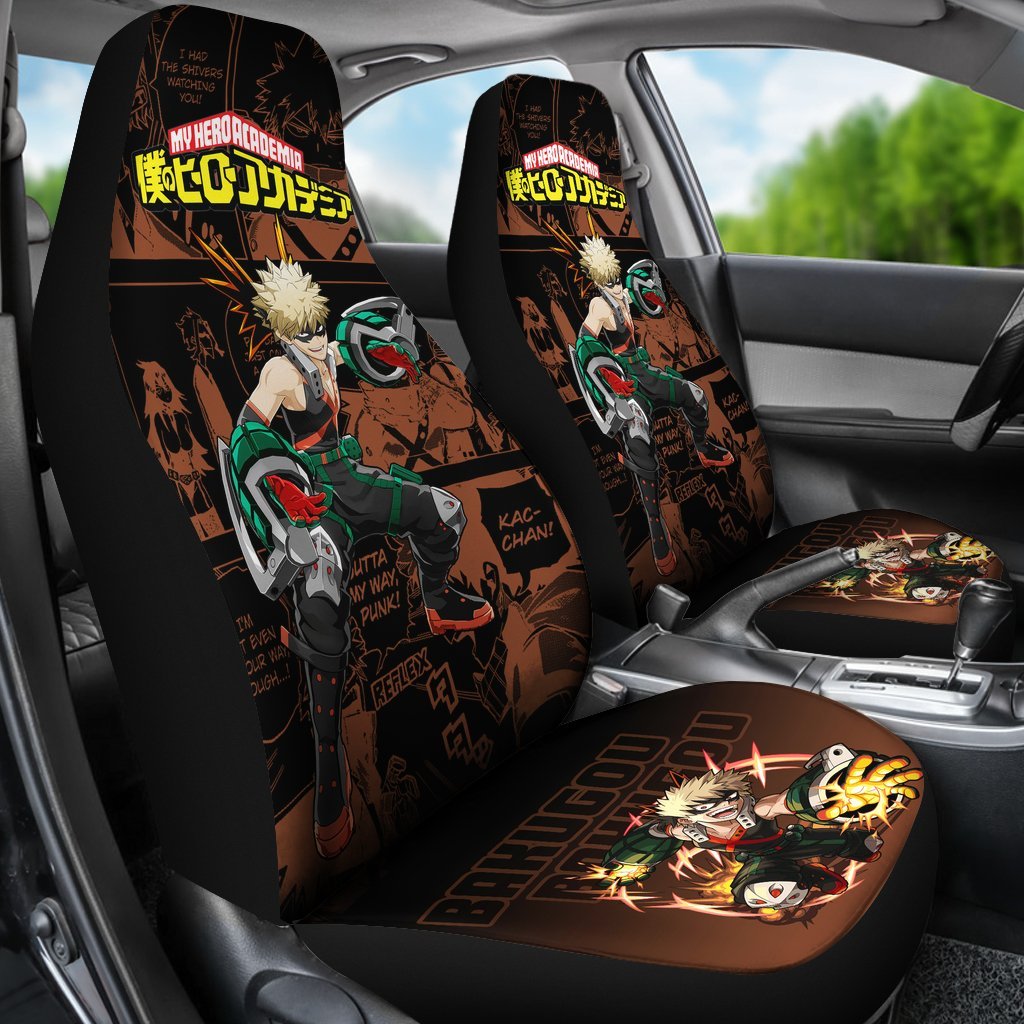 Bakugou Katsuki My Hero Academia Car Seat Covers Anime Mixed Manga Nice-Gear Wanta