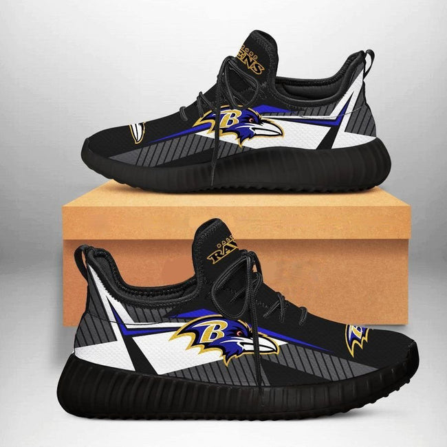 Baltimore Ravens 2 Shoes Black Shoes Fan Gift Idea Runnin-Gear Wanta