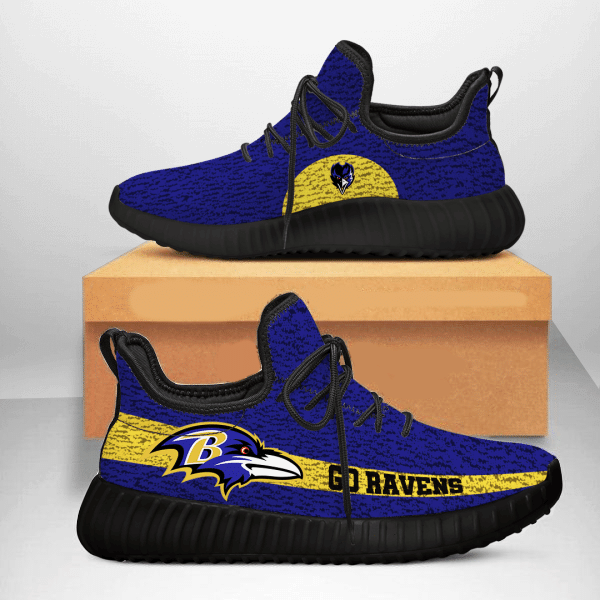 Baltimore Ravens Sneakers Custom Shoes black 2 shoes Fan G-Gear Wanta