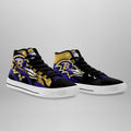 Baltimore Ravens High Top Shoes Custom For Fans-Gear Wanta