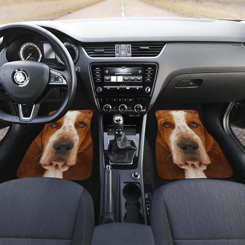 Basset Hound Dog Car Floor Mats Funny Dog Face-Gear Wanta