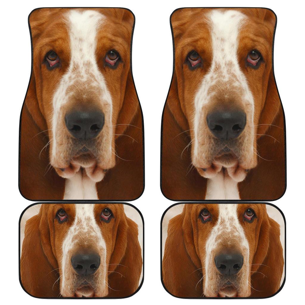 Basset Hound Dog Car Floor Mats Funny Dog Face-Gear Wanta