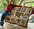 Basset Hound Dog Quilt Blanket Amazing-Gear Wanta