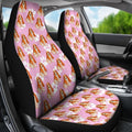 Basset Hound Pink Car Seat Covers-Gear Wanta