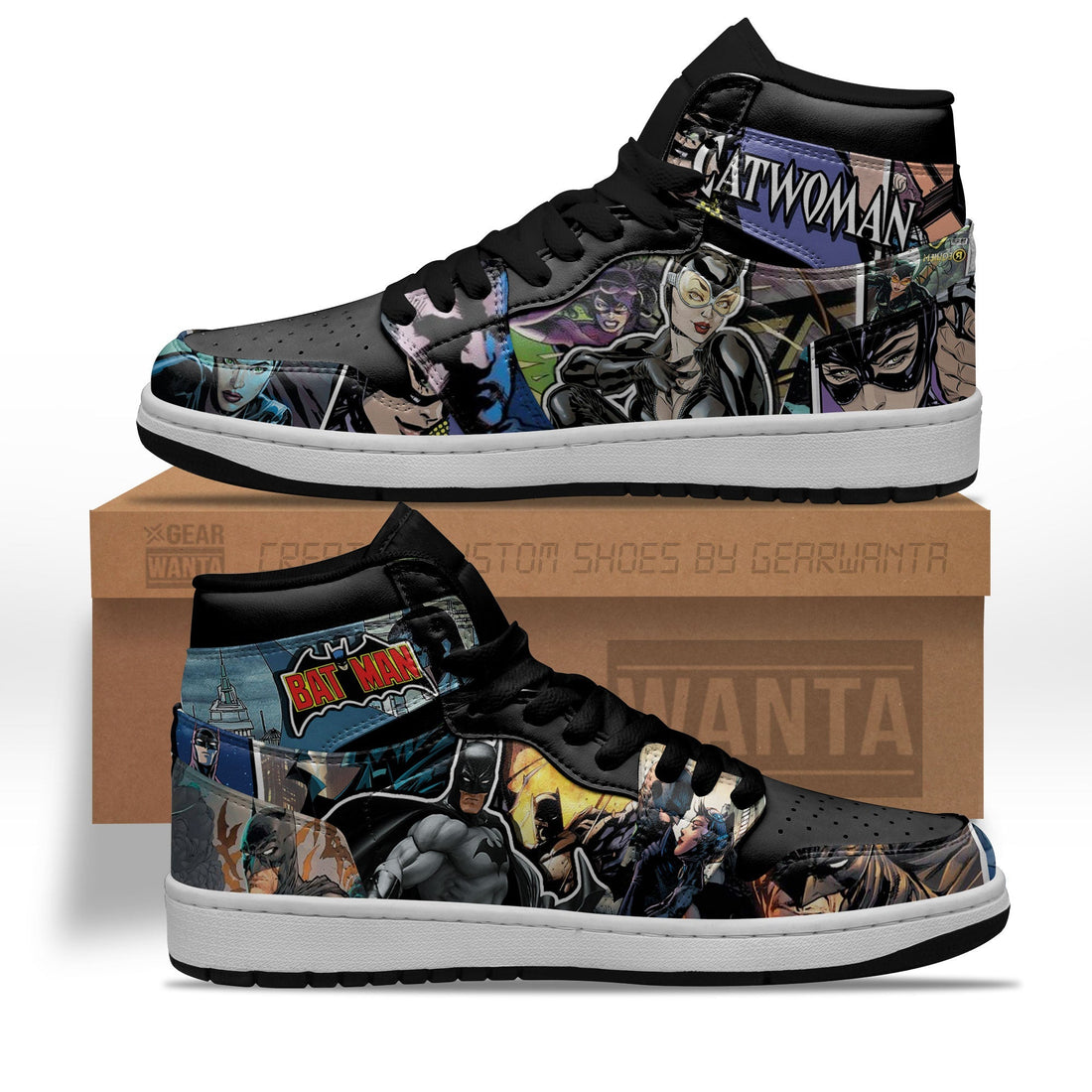 Batman Batman x Catwoman Shoes Custom-Gear Wanta