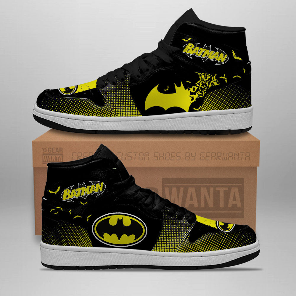 Batman Shoes Custom Super Heroes Sneakers-Gear Wanta