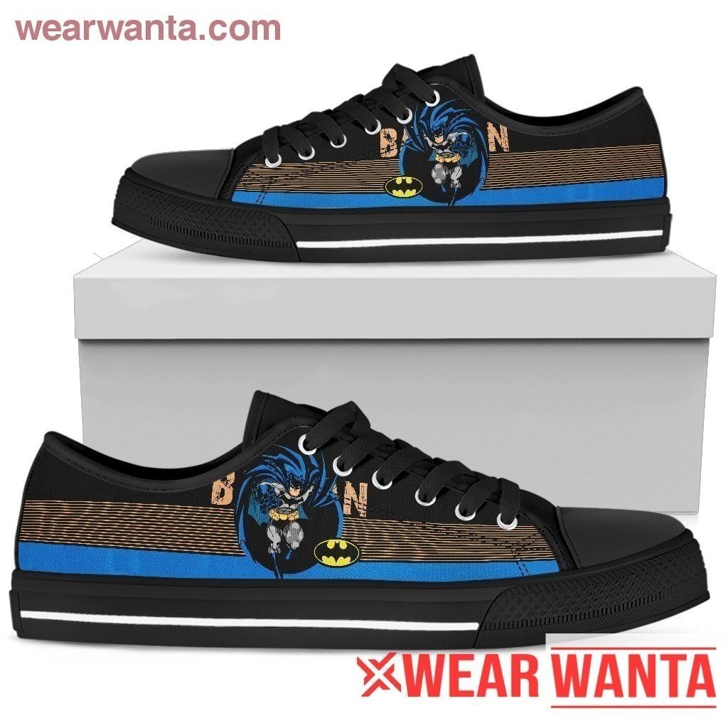 Batman Sneakers Low Top Gift Idea PT11-Gear Wanta